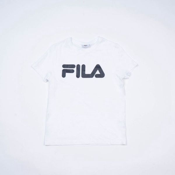 Camisetas Fila Menina Branco - Fila Mono Deckle En Portugal,DVHG-67319